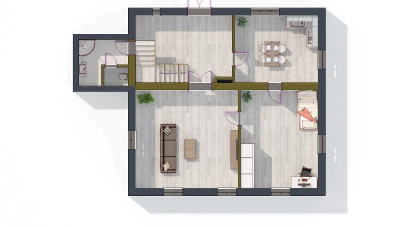 Rodinný dům 5+1, 251 m² podlahové plochy, pozemek 4 779 m² – Jindřichova Hora