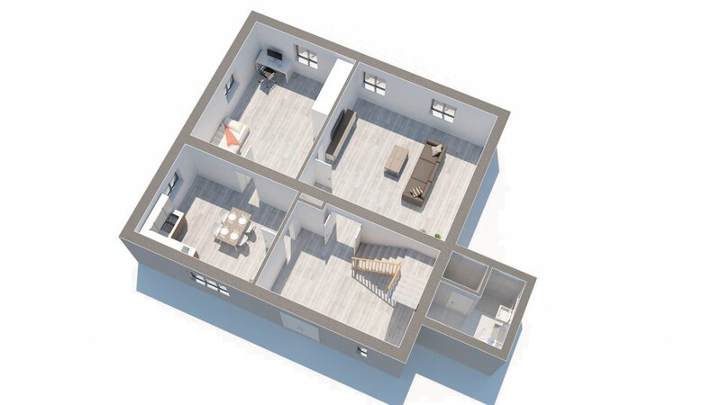 Rodinný dům 5+1, 251 m² podlahové plochy, pozemek 4 779 m² – Jindřichova Hora