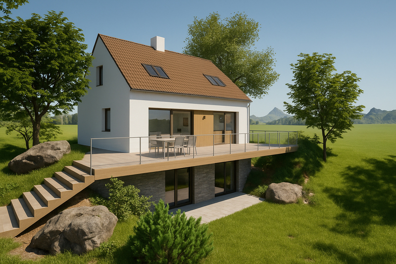 Rodinný dům 5+1, 251 m² podlahové plochy, pozemek 4 779 m² – Jindřichova Hora